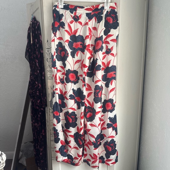 Great Preowned Corey Lynn Carter Wide-Leg Pleated Pants - Picture 8 of 15